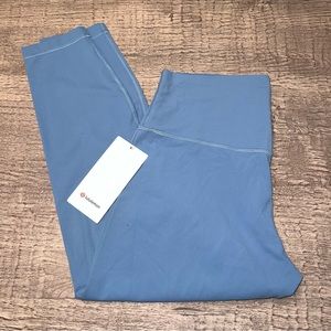 NWT Lululemon Align Pants 25” UTYB UTILITY BLUE SIZE 14